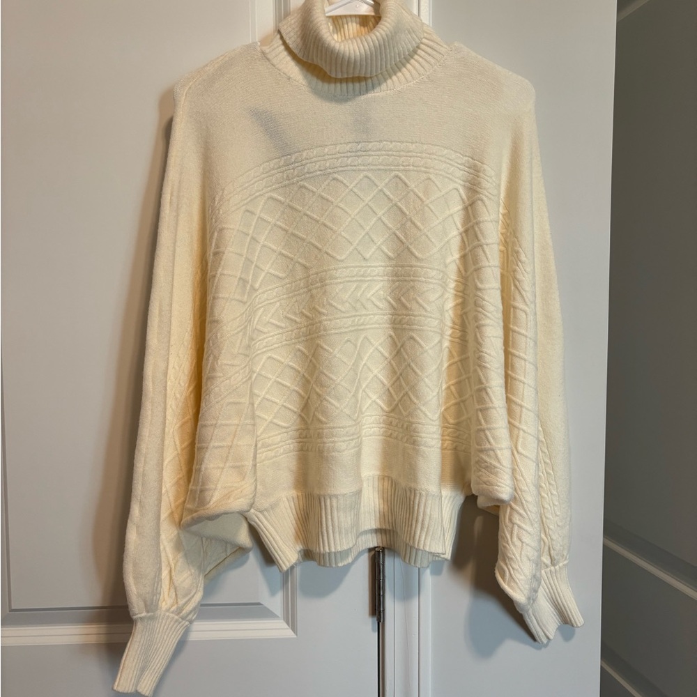 Cozy Cream Turtleneck Sweater
